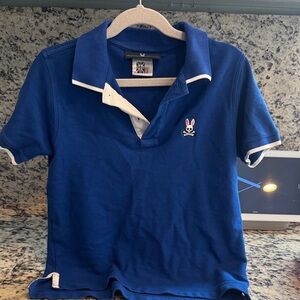 Psycho Bunny Kids Blue Polo Shirt